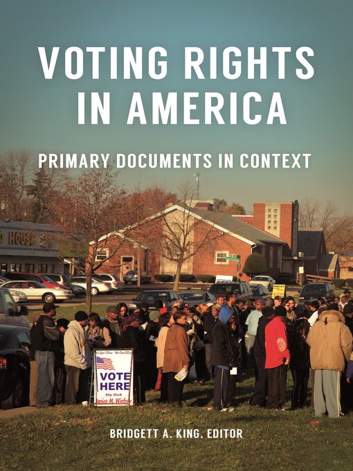 Title details for Voting Rights in America by Bridgett A. King - Available